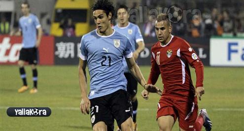 اوروجواى تغتال حلم الأردن وحسام حسن في الوصول لكأس العالم بخماسية مثيرة .. فيديو